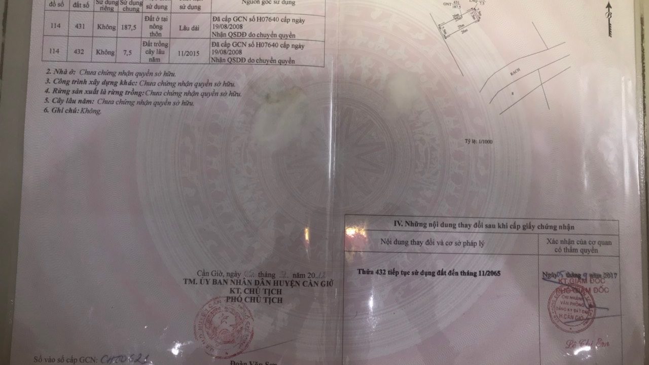 bán đất bình khánh cần giờ