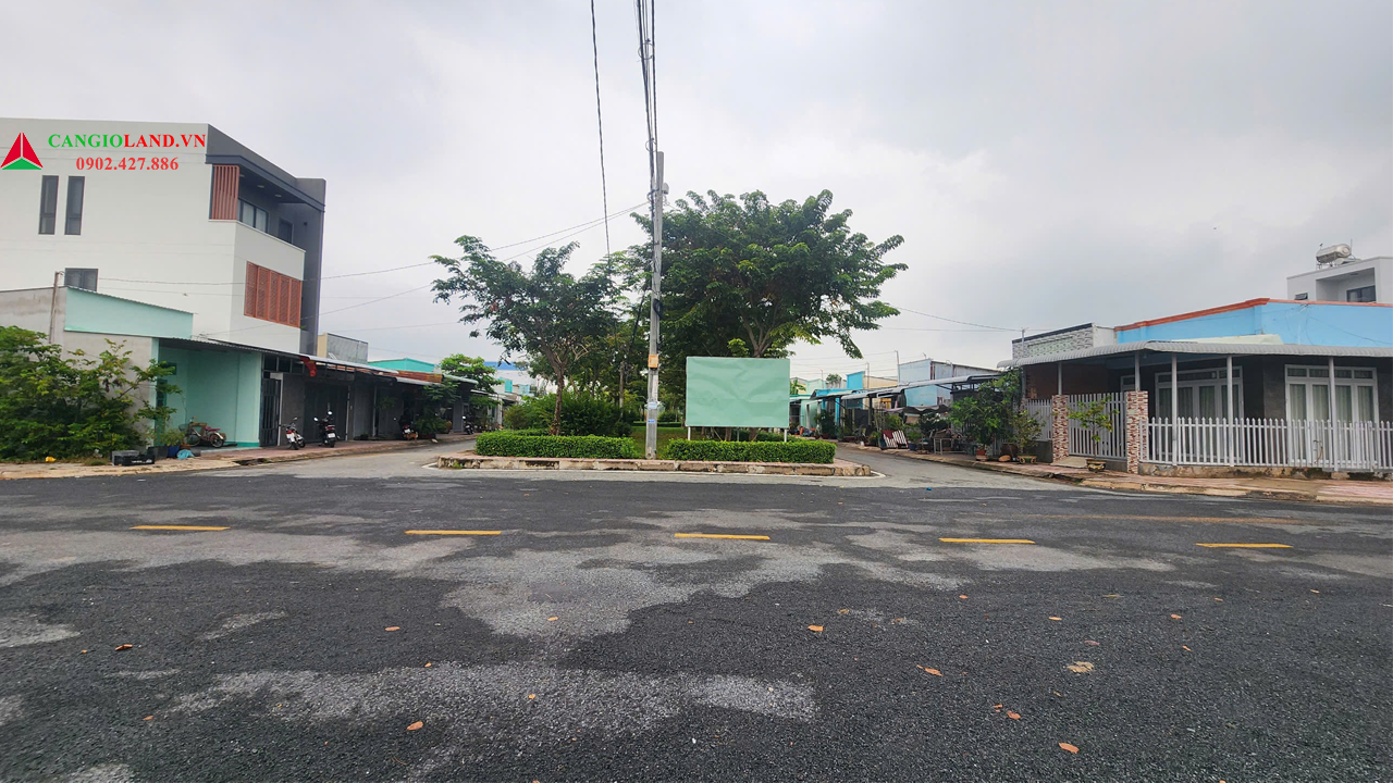 Bán đất mặt tiền khu dân cư Giồng Ao, Cần Thạnh, diện tích 100m2