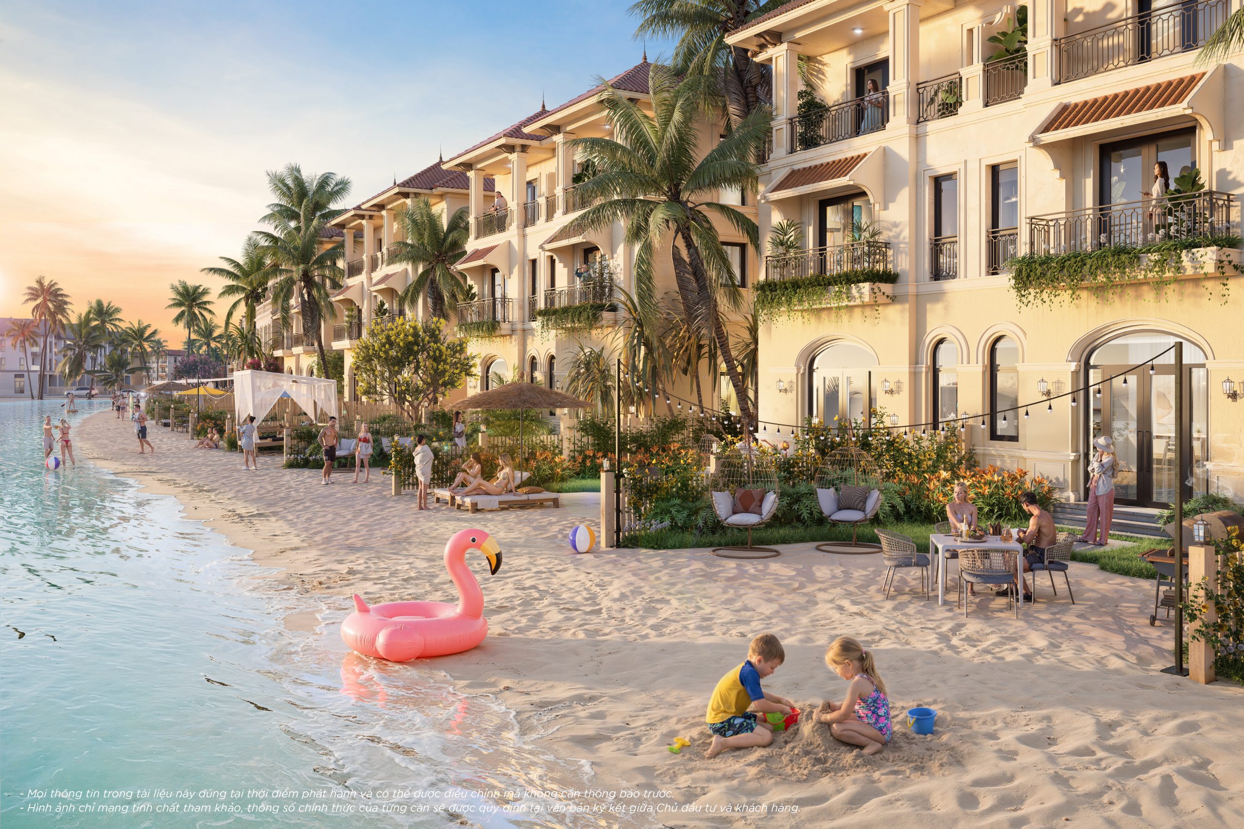 Phối cảnh vinhomes green paradise cần giờ